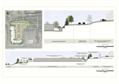 17 Site Sections for Arden Courts of Green Brook