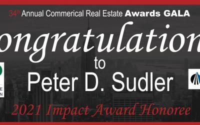 Congratulations to Peter D. Sudler – 2021 NAIOP NJ Impact Award Honoree